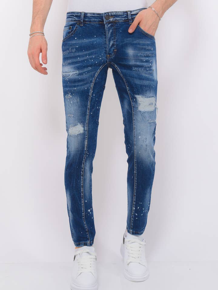 Destroyed Jeans da uomo - Slim Fit -1083 per la vendita all'ingrosso da parte di Local Fanatic