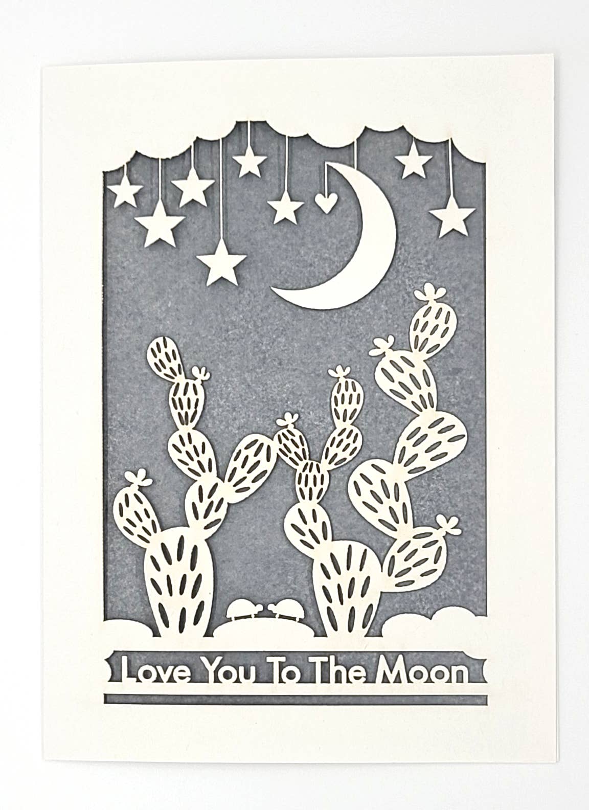 two hermanas - Venta al por mayor Tarjetas de amor - Te quiero a la Luna - Cactus5