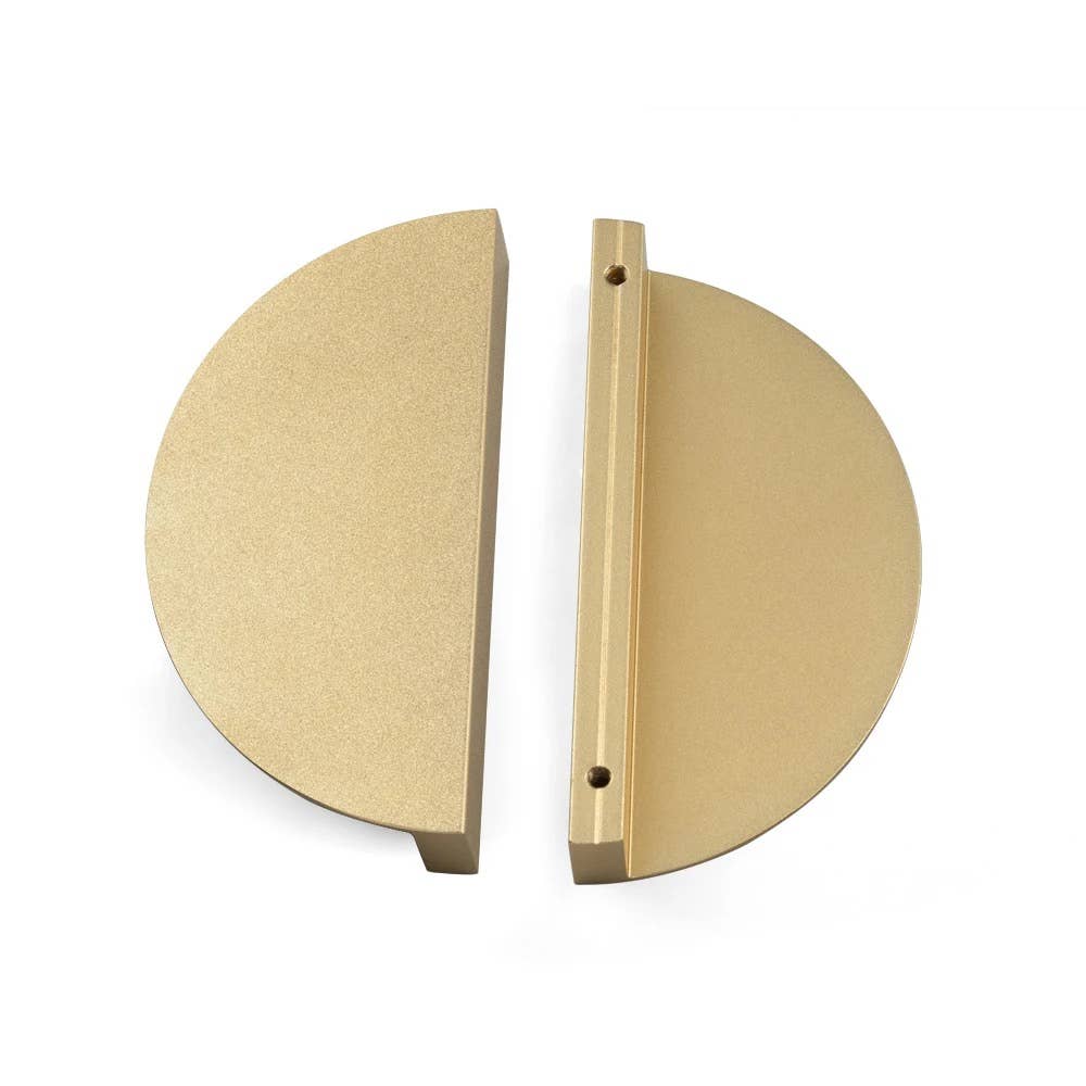 Delmar Decor – Maçaneta/puxador por atacado – Botões antigos para gabinete e gaveta formato meia-lua6