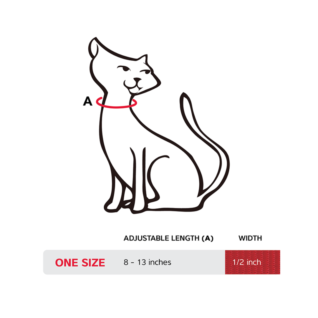 Cat Collar Skull & Roses Red 12mm for wholesale on Faire3