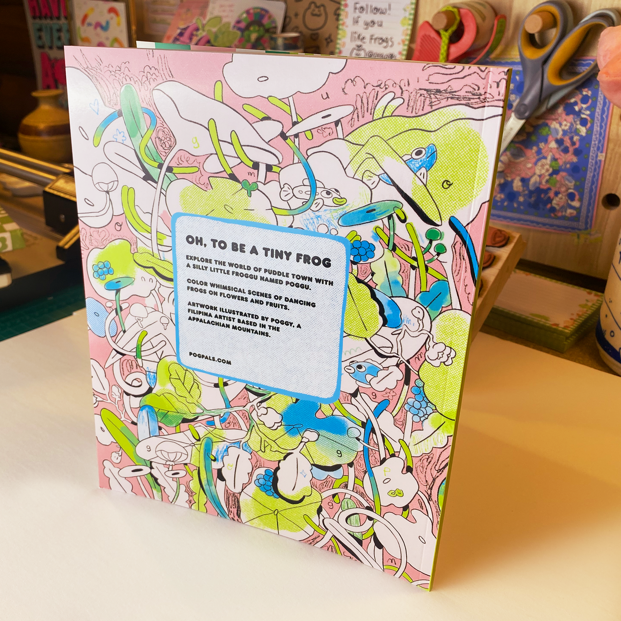 pogpals - Wholesale Coloring & Activity Book - Adult - Oh To Be a Tiny Frog VOL 1. ✿ Coloring Book7