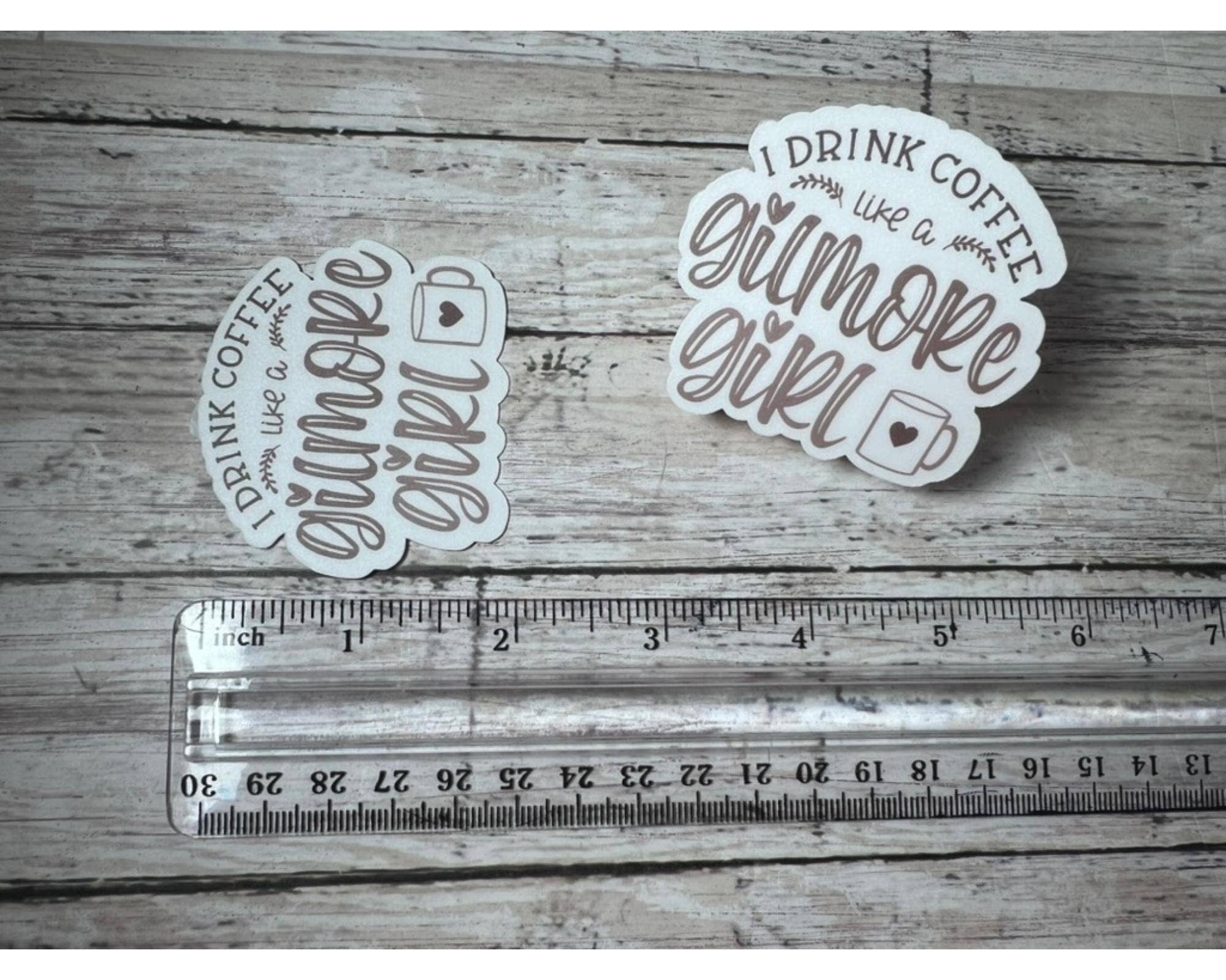 The Teaching Duo - Vendita all'ingrosso Adesivo - Adesivi Gilmore Girls, Stars Hollow, Amante del Caffè5