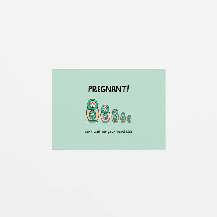 greeting card - Pregnant for wholesale by Van Kira