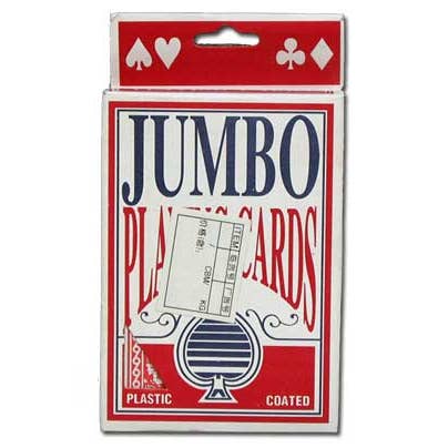Jumbo 3.5" x 5" Playing Cards for wholesale by Handee Products (HPC)
