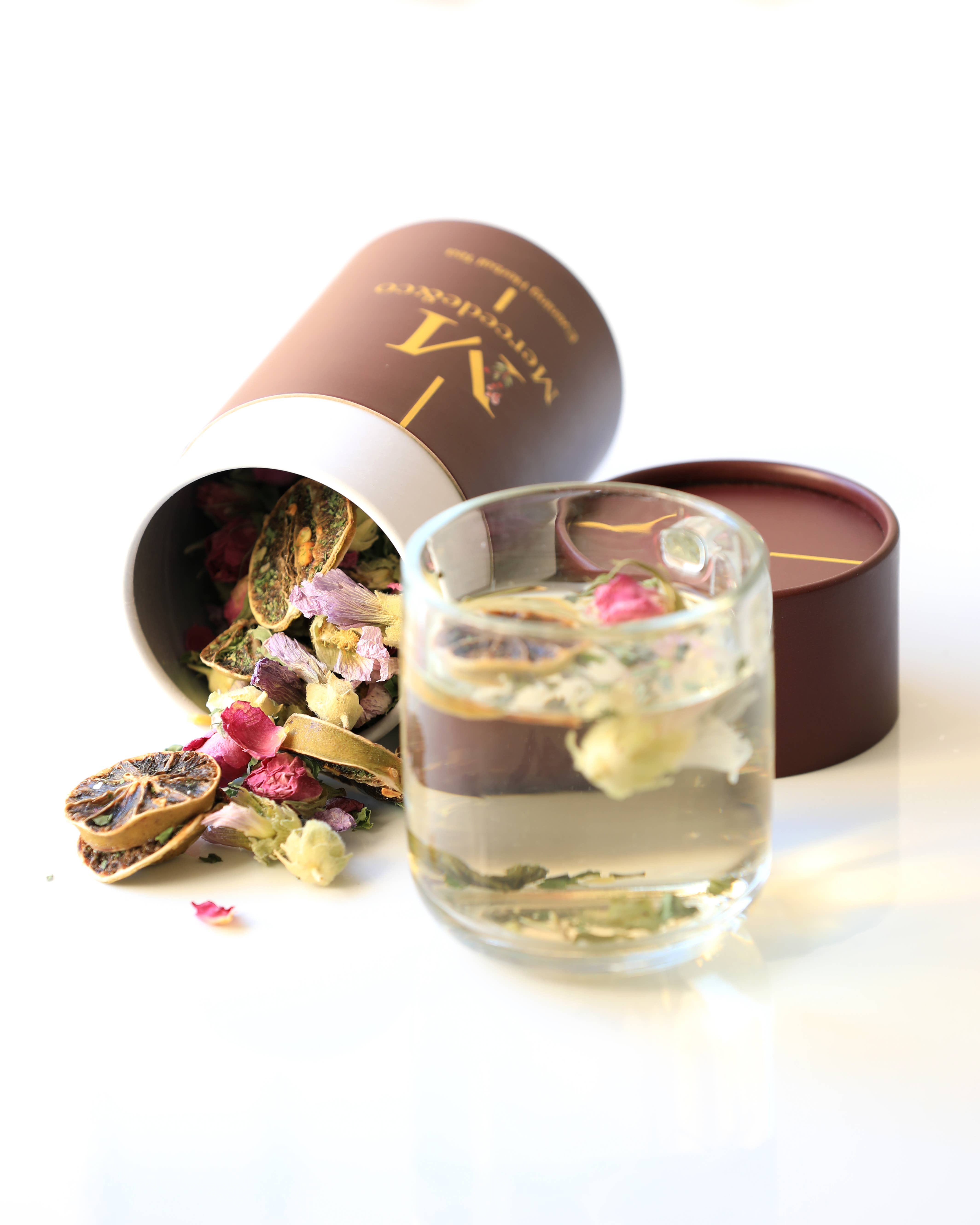 Mercede&Co – Engroshandel Løs te – Evening Herbal Tea - Naturlig urteblanding til afslapning om aftenen10