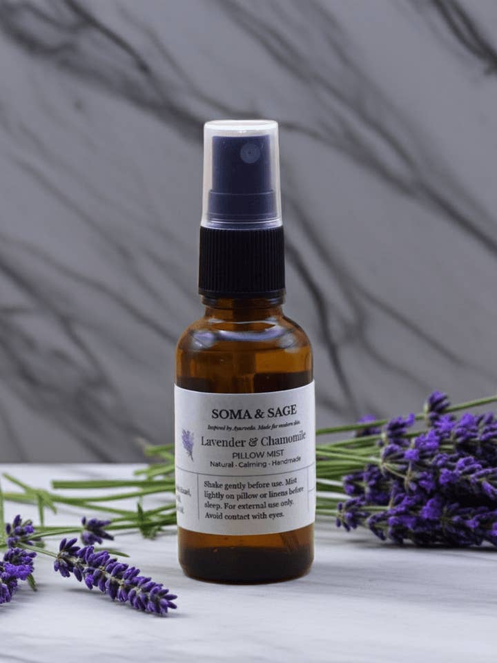 Pillow Mist - Lavender + Chamomile for wholesale by Soma & Sage