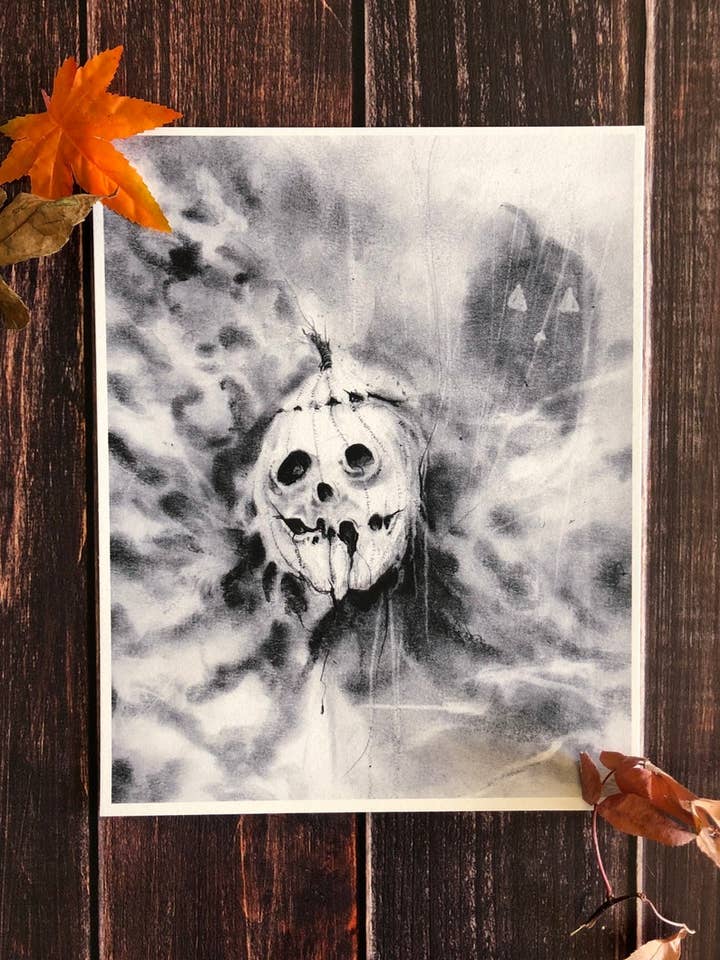 Samhain- Pumpkin Decor for wholesale by Andy Sciazko Art