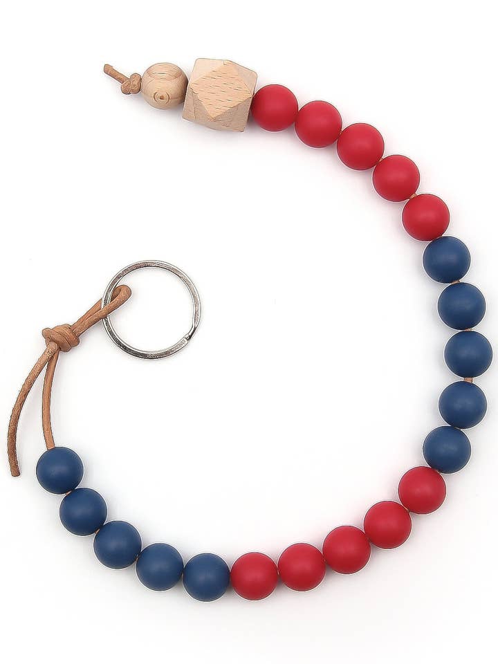 Catena rastrelliera - classica | rosso blu per la vendita all'ingrosso da parte di Kristin Weiss Manufaktur