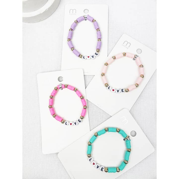 MIX COLOR LOVE inspirational Bracelet for wholesale on Faire3