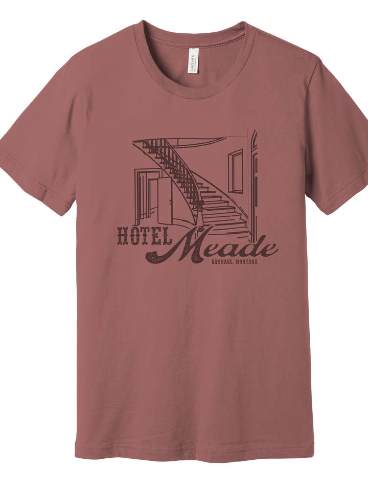 Hotel Meade Tee — Bannacks storhed genbesøgt for engroshandel hos Badger Track Customs