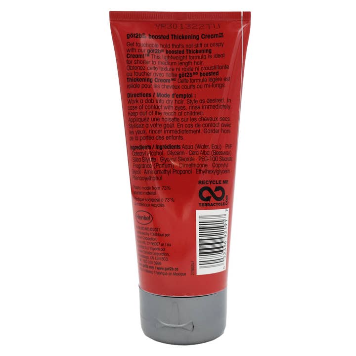 KT Supply - Wholesale Hair Styling Gel/Mousse - Got2b Boosted Thickening Cream, 6 Oz.1