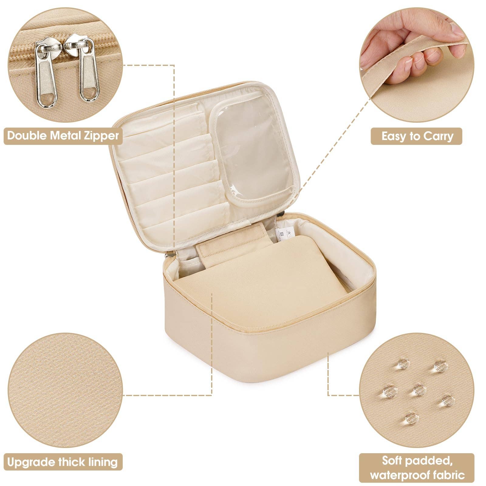 wandf - Vente Trousses de maquillage/cosmétique - Trousse à cosmétiques Narwey NW5122, trousse de maquillage de voyage31