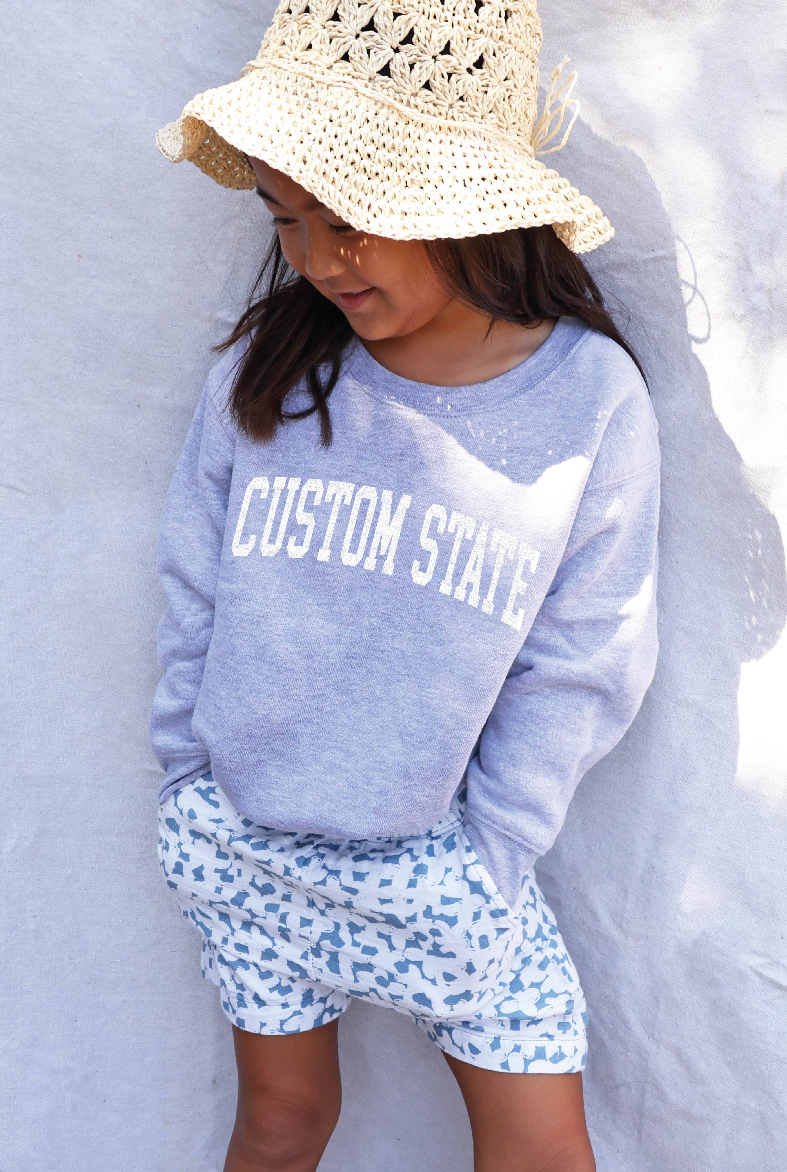 OAT COLLECTIVE - Wholesale Sweatshirt - Kids - CUSTOM STATE Toddler Unisex Graphic Sweatshirt9