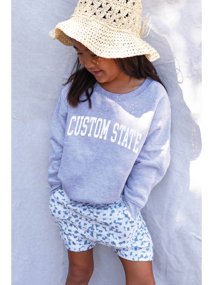 OAT COLLECTIVE - Wholesale Sweatshirt - Kids - CUSTOM STATE Toddler Unisex Graphic Sweatshirt4