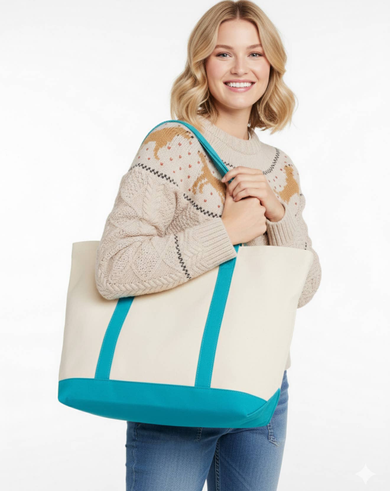 Lungta Imports - Wholesale Tote Bag - Women's - Canvas Tote with Pocket – Reusable Daily & Travel Bag15