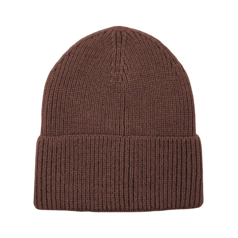 Sensibling Corp. - Venta al por mayor Gorro de lana - Unisex - Gorro de punto acanalado liso con puños9