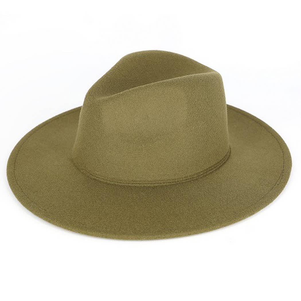 3AM BY H&D ACCESSORIES - Wholesale Fedora - Women's - Solid Panama Hat MH01254