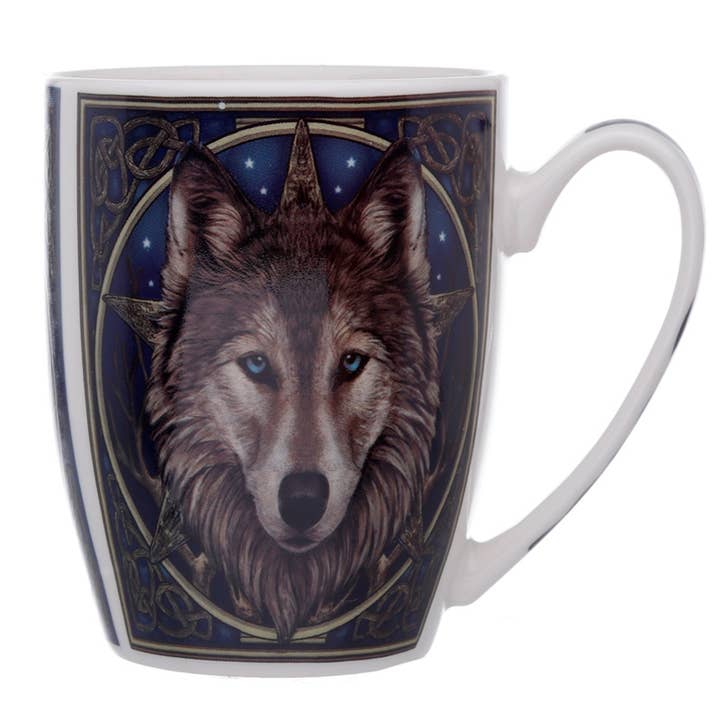 Puckator EU - Wholesale Coffee Mug - Lisa Parker Wolf Head Porcelain Mug1