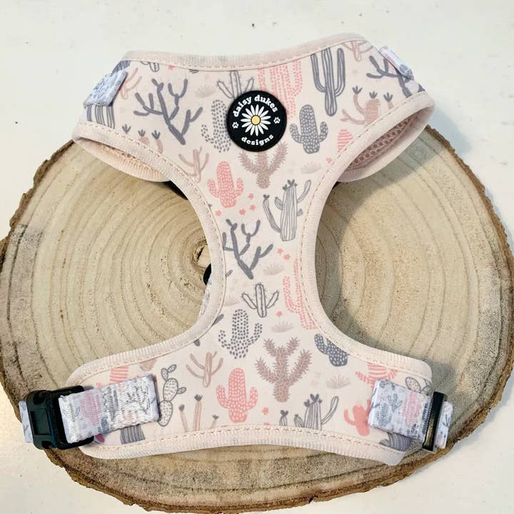 Cactus Patch Adjustable Dog Harness for wholesale by Daisy Dukes Designs