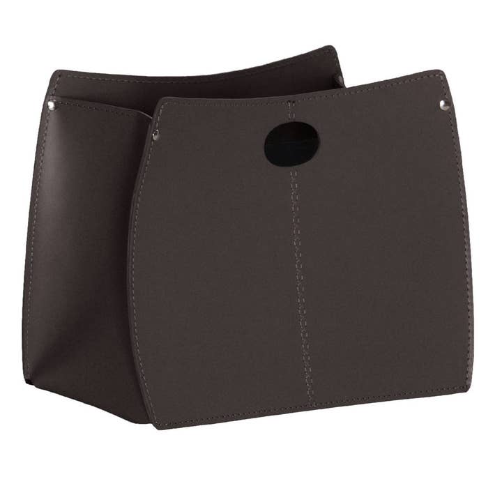 VANDA Leather Magazine Rack for wholesale by LIMAC Design