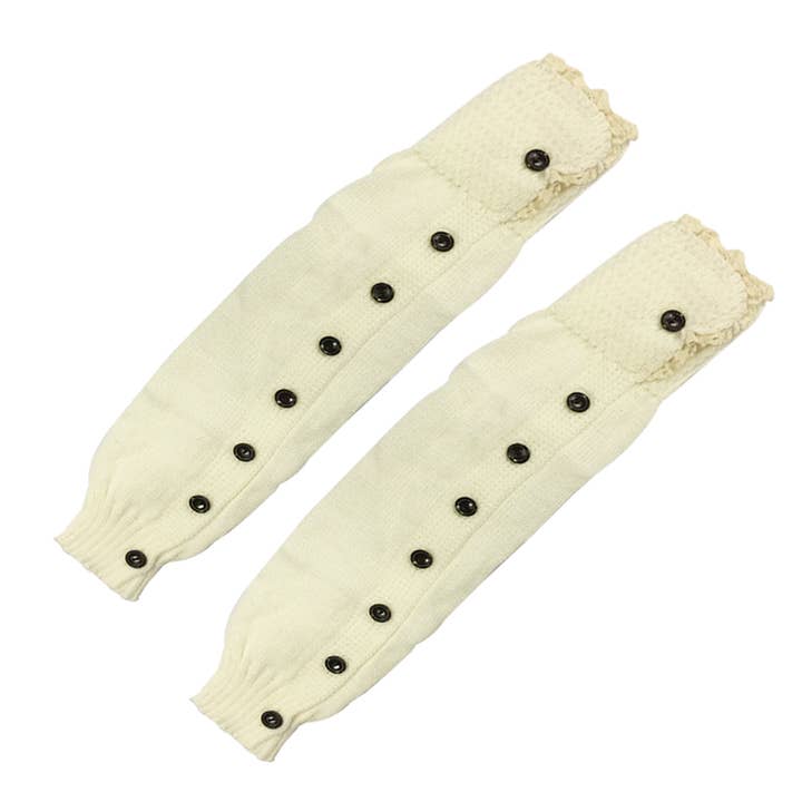 Jambières Wrapables en dentelle à boutons hauts pour bottes pour la vente par Wrapables.com