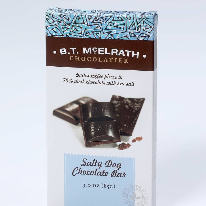 Annie B's - Wholesale Chocolate Bar - Salty Dog Chocolate Bars - 10 Bar POP Display1