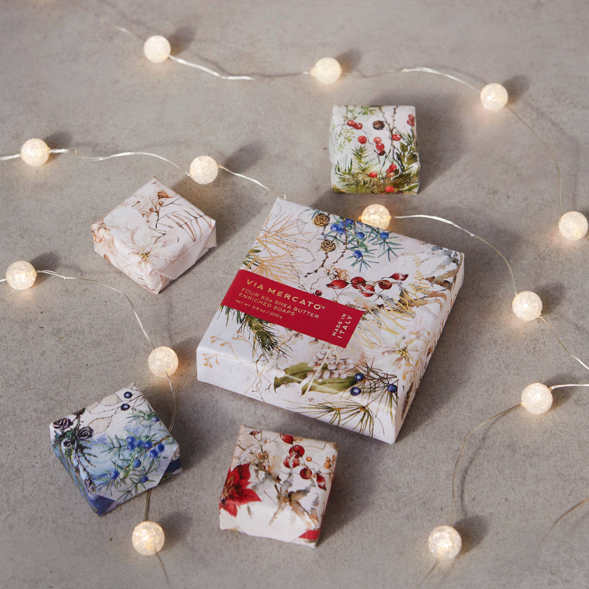 European Soaps - Wholesale Soap Set - Natale - 4 50G Soap Gift Set4