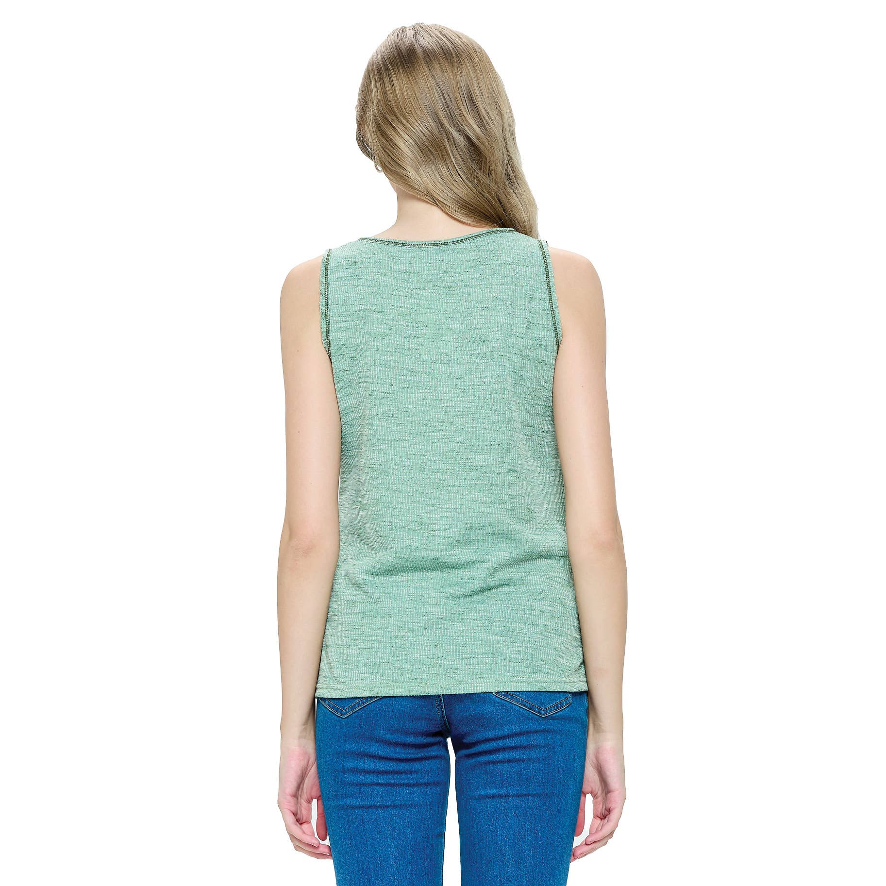 Yak & Yeti - Vente Débardeur – femme - Débardeur côtelé5