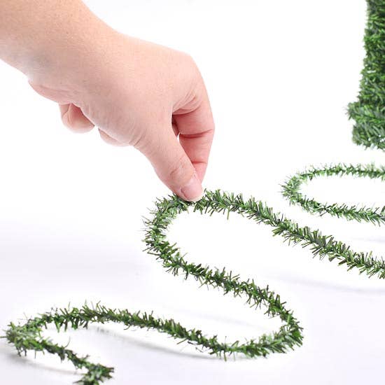Factory Direct Craft - Vente Sapin de Noël artificiel - Rouleaux de 25' de guirlande en corde de pin artificiel avec fil