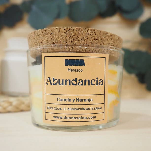Velas Dunna - Wholesale Jar/Filled Candle - Soy wax candle cinnamon and orange