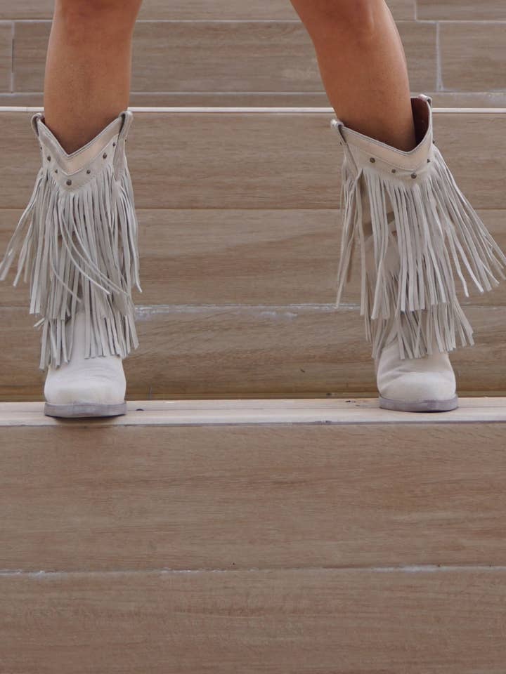 NEMONIC - Wholesale Cowboy Boots - Women's - 2279 Kansas Arctic Volleyball - Ice Glitter2