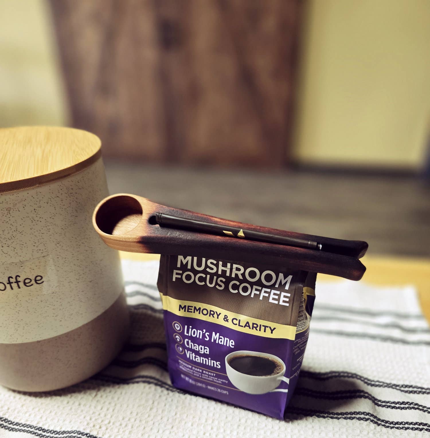 Two Ravens: Tool & Craft - Wholesale Measuring Spoon - Coffee Scoop / Bag Clip - Handmade Wood Kitchen Utensil3