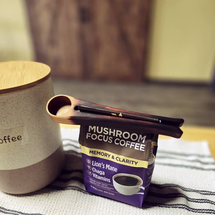 Two Ravens: Tool & Craft - Wholesale Measuring Spoon - Coffee Scoop / Bag Clip - Handmade Wood Kitchen Utensil3