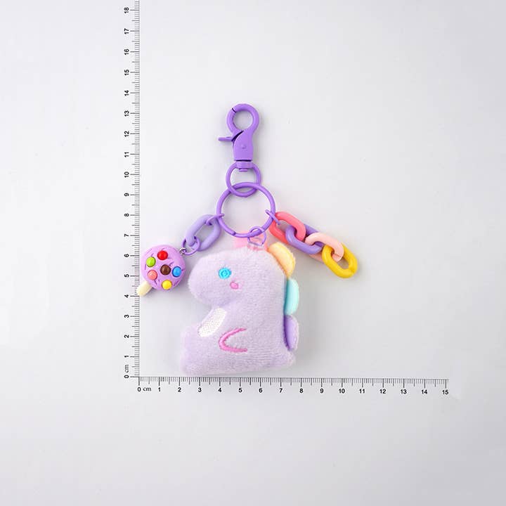 MKS America - Wholesale Keychain - Women's - Plush Unicorn Keychain Cute Pendant for Bags Girls Gift4