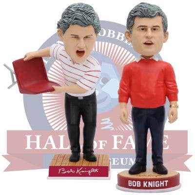 Bob Knight Bobbleheads for wholesale by National Bobblehead Hall of Fame and Museum