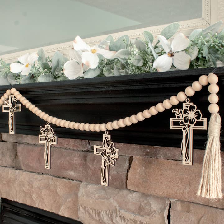 Inspired Indigo – wholesale Bunting/Krans – Korsträ krans5