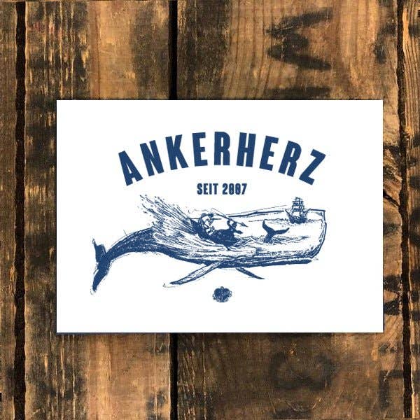 Ankerherz Verlag - Wholesale Postcard - 10 postcards Moby Dick3