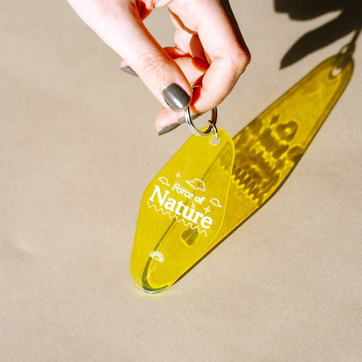 Force of Nature Keychain for wholesale by Yellow Beauty