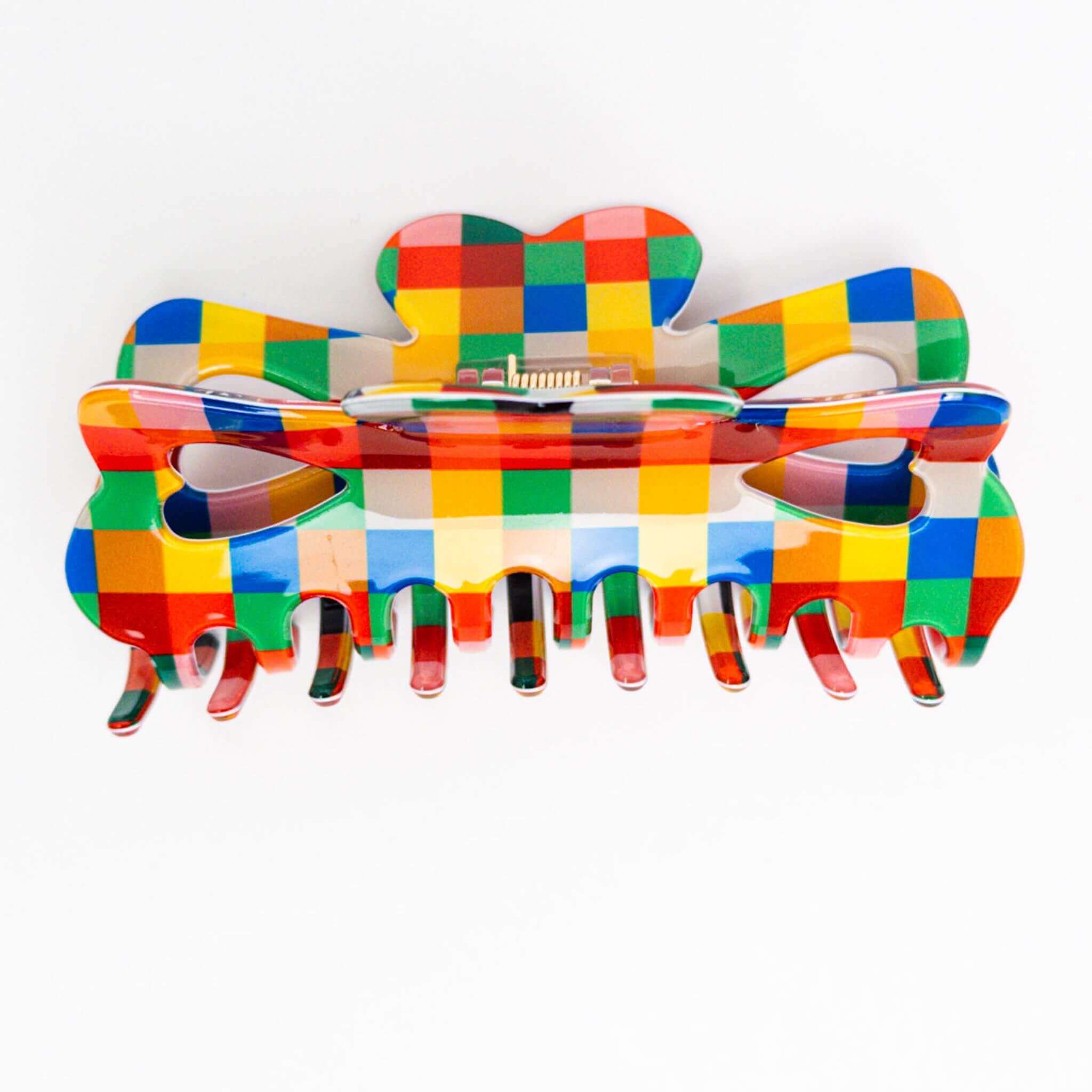 B. LUVV & CO. - Wholesale Hair Clip - Women's - Checkerboard Claw Clip1