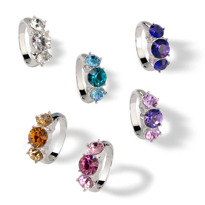 Set Bagues « Trilogy » 6 pièces pour la vente par Crocus