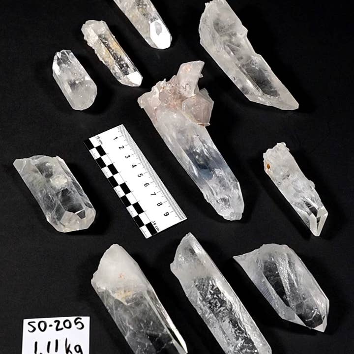 Super Optical Lemurian Quarz Kristallspitzen SO-205 für den Großhandel von Lemurian Quartz