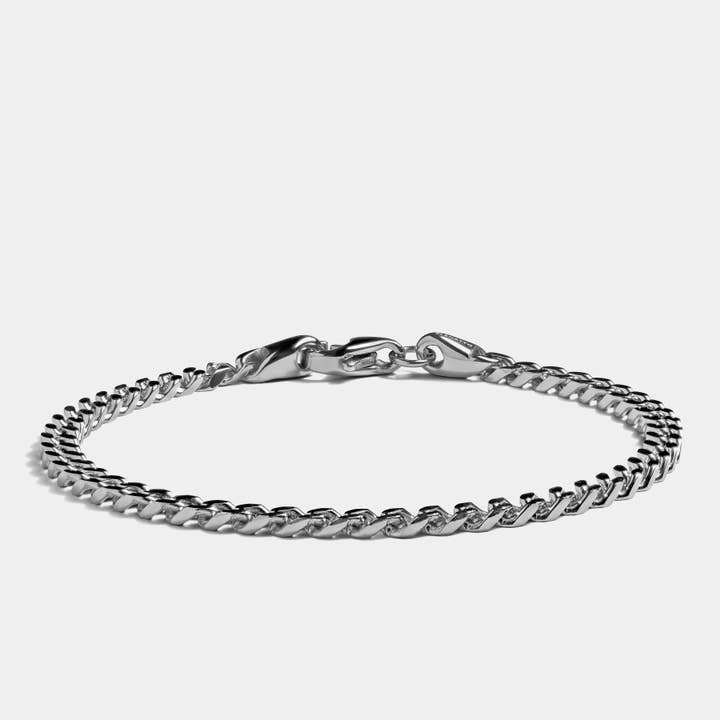 Bracelet à chaîne cubain (4 mm) pour la vente par Elegatto