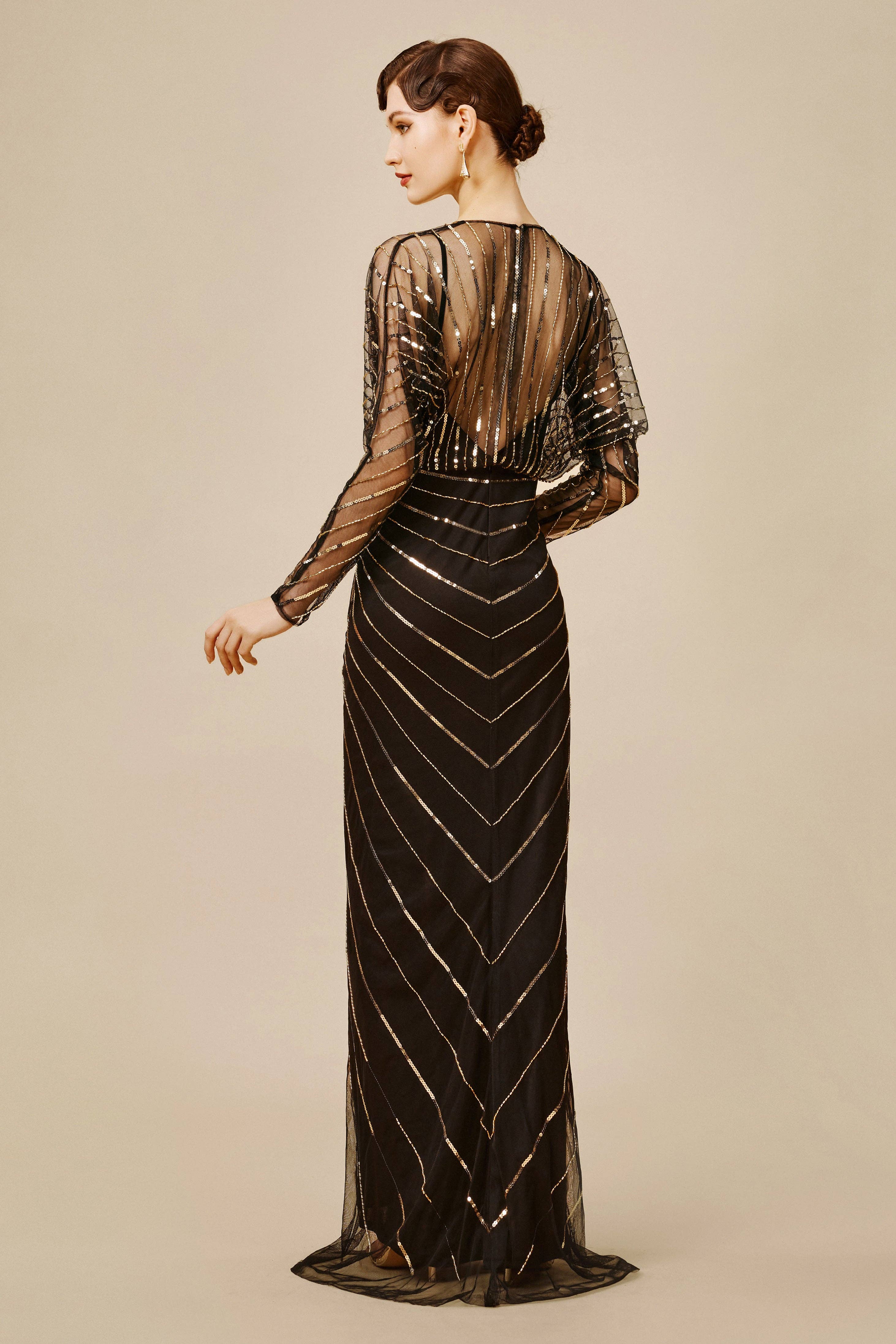 BABEYOND - Wholesale Gown - Women's - Zouzou Crystal-Encrusted Evening Gown11