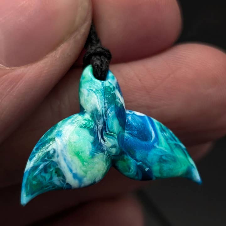 Whale Tail Necklace | Sustainable Jewellery | Ocean Plastic for wholesale by Brothers Make