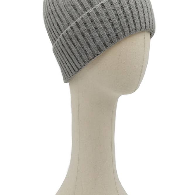 Hana - Wholesale Beanie - Women's - Solid Color Ribbed Knit Cuff Beanie Winter Hat13