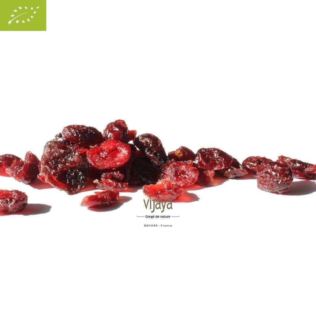 VIJAYA - SAS J.L. BOYERE - Wholesale Dried/Dehydrated Fruit - Cranberry-Half-Dried Apple Juice-Canada-250g-Organic*2