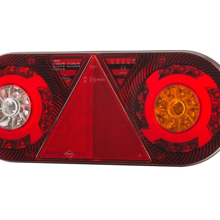 Multifunction LED Rear Lamp with Triangle Reflector Stella LZD 2551 RIGHT for wholesale by RoadLites