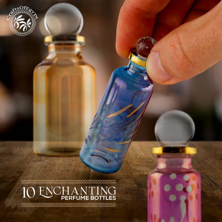 CraftsOfEgypt - Wholesale Atomizer Bottle - Genie Blown Glass Miniature Perfume Bottles For Perfumes3