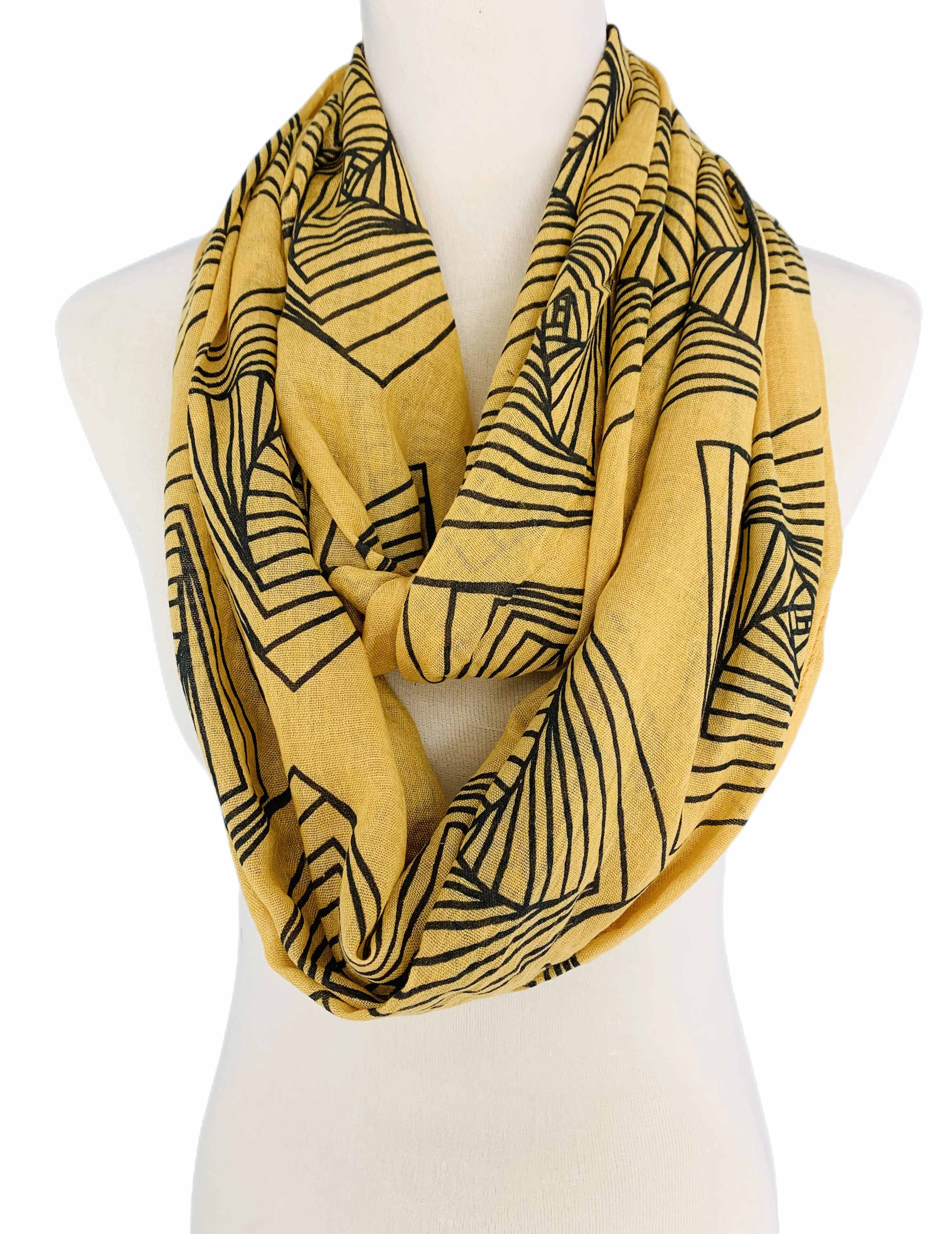 JC Sunny Fashion - Wholesale Scarf - Women's - JC011220  Abstract Infinity Scarf3