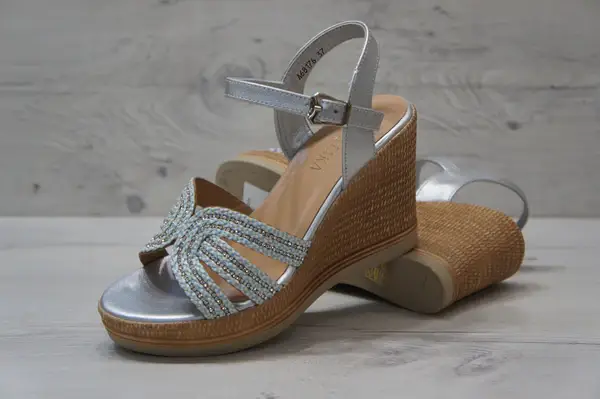 Top Staka - Wholesale Wedges - Women's - A68176Women's Summer Sparkling Wedge Cushion Platform Sandal17